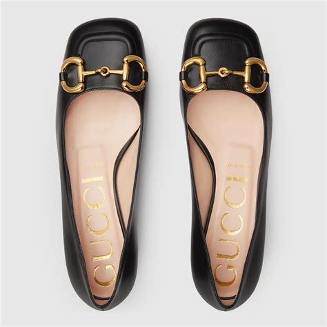 gucci bamboo horsebit ballet flats|gucci slingback ballet flat.